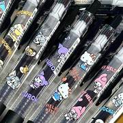 日本ZEBRA斑马三丽鸥限定凯蒂猫丑鱼美乐蒂库洛米JJ15限量版迪士尼蜡笔小新稀有公主史迪奇中性笔0.5黑色