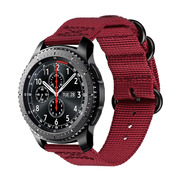 三星galaxy watch42/46mm/active2/active2代40/44mm尼龙手表带Gearsport S3 s2 s4手表带腕带watch3 45/41mm