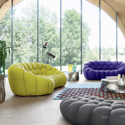 罗奇堡布艺沙发设计师，创意气泡懒人沙发，简约别墅会所网红个性沙发