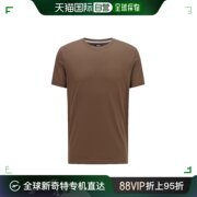 香港直邮HUGO BOSS 男士棕色短袖T恤 TIBURT33-50333808-030