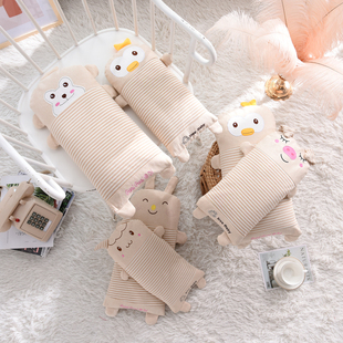 儿童枕头卡通纯棉枕套0-1-3-6岁小孩，加长枕芯宝宝，玩具抱枕午睡枕
