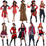 万圣节服装海盗服装女王装加勒比角色扮演服装情侣男杰克船长