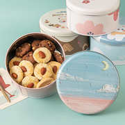 曲奇饼干包装盒冰皮月饼铁盒，罐雪花酥糖果，巧克力零食烘焙包装盒子