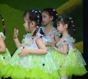 六一儿童演出服幼儿园亮片公主连衣裙舞蹈女童蓬蓬纱裙表演服舞台