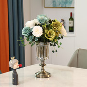 欧式创意玻璃花瓶摆件家居，装饰品客厅餐桌门店书房时尚电视柜摆设