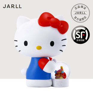 JARLL三丽鸥创意水晶球KITTY摆件送女生女孩儿童生日情人节礼物