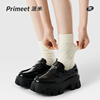 小熊袜子女春秋白色中筒袜，日系可爱毛圈堆堆，袜夏季黑色运动袜长袜
