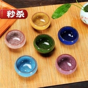 冰裂茶具套装陶瓷家用中式茶壶，彩色茶杯6a只装七件套便宜结婚回。