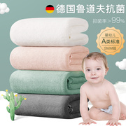 新生婴儿浴巾超柔软比纯棉吸水速干宝宝洗澡家用儿童盖毯大毛巾被
