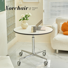 norchair创意现代升降餐桌实木桌子