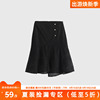 339元j系列青秋蕾丝装饰扣不规则，开叉半身裙当季夏季女