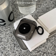 黑色光盘适用于airpods保护套airpods2耳机套aipods二代三无线蓝牙ipodsairpod3pro，代日韩ins风个性可爱女