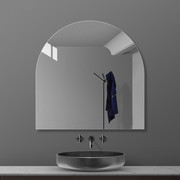 浴室镜拱门形卫生间镜子无框厕所洗漱台化妆镜洗手台卫浴镜装饰镜