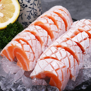 鲜承 挪威进口冰鲜三文鱼刺身鱼腩净肉整块新鲜大西洋鲑腩肉分切