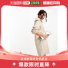 香港直邮潮奢asos女士设计针织套头，迷你拉链领连衣裙(燕麦色)