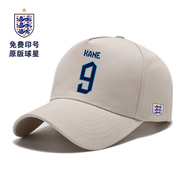2022足球世界杯英格兰队棒球帽国家队，凯恩芒特运动鸭舌帽遮阳帽