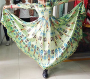 新疆维吾尔族艾迪莱斯舞蹈演出服装女款多花色可以选