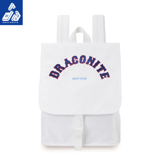 draconite小众设计双肩包大容量，学生电脑背包男美式初高中书包女