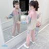 女童春装套装2023洋气韩版中大童女装宽松网红春秋运动两件套