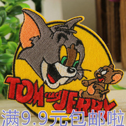 猫和老鼠DIY辅料装饰贴布贴花修补丁贴袖标刺绣标童Tom and Jerry