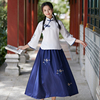 民国风学生女装复古中国五四，青年装演出服男女大码古风合唱套装