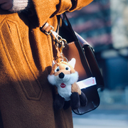 意大利trudi狐狸毛绒玩具挂件公仔包包挂饰钥匙扣可爱玩偶送女友