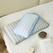 雅绿家纺 夏季冰丝荞麦壳枕头含芯全荞麦填充低矮凉枕芯