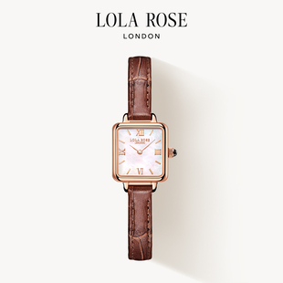 Lola Rose罗拉玫瑰小棕表女士手表女款复古小众生日礼物