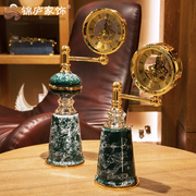 时钟摆件欧式家居软装饰品陶瓷金属客厅样板间电视柜酒柜艺术品