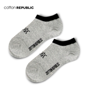 棉花共和国男士北京提花情侣休闲棉质短袜男人袜02192004