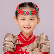 异域风情女儿童额饰额头，链子头饰少数民族，复古风藏族旅拍饰品蒙古