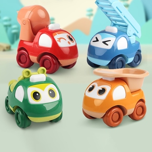 惯性工程车玩具攀爬车模型宝宝，小汽车儿童男孩玩具车搅拌车拖车