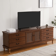 实木电视柜现代简约小户型客厅茶几组合欧式地柜，经济新中式电视柜