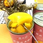 新鲜三湖锦绣黄桃罐头8罐*400g大果黄桃香脆罐装，即食高端水果罐头