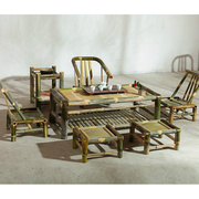 竹子榻榻米桌子楠竹小茶几桌椅，组合新中式传统复古怀旧竹制品家具