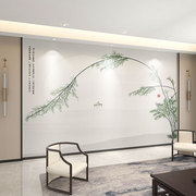 墙纸定制3d立体中式意境柳树电视背景墙壁纸客厅墙纸卧室墙布壁画