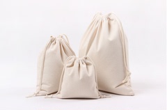 空白手绘包DIY纯棉布白板包束口袋12安帆布环保收纳包袋批量定制
