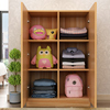 儿童衣柜收纳柜宝宝卧室储物柜简易木质小孩衣橱婴儿家用挂式矮柜