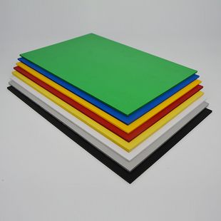 高密度彩色红黄蓝绿灰黑白PVC发泡板雪弗板安迪板 建筑模型材料板