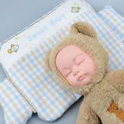 婴儿苎麻枕头0-1岁0-3新生儿宝宝防偏头定型枕夏季凉爽透气吸汗