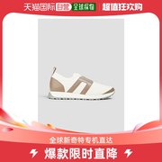 香港直邮潮奢 Canali 男士针织皮质运动鞋