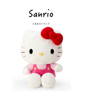 日本hellokitty正版基本款大号凯蒂猫kt猫公仔玩偶娃娃毛绒玩具