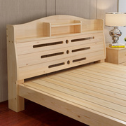 榻榻米床实木床1.5加厚双人床，1.8米书架单人带成人松木床简易