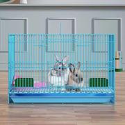 兔子笼家用大号加密兔笼，带厕所荷兰猪仓鼠，豚鼠折叠宠物笼