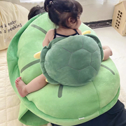 I2023网红抱枕乌龟玩偶穿地上睡觉神器超巨型壳可穿大龟