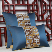 艺必旭新中式红木沙发抱枕中国风客厅靠枕套腰枕床头软包大靠背