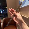 高奢王炸18-10不锈钢筷子方形筷子不发霉筷子中餐筷子空筷子