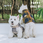 韩国puppygallery花园羊毛大衣，秋季冬天款，保暖宠物狗狗衣服小型犬