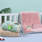 婴儿毛毯小被子儿童幼儿园午睡春秋薄款K小毯子宝宝珊瑚绒夏季盖