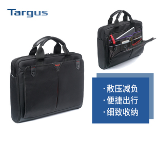 targus泰格斯商务电脑，手提公文包单肩斜挎笔记本包15英寸cn515